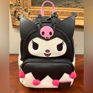 NWT Sanrio Kuromi Devilish Winged Loungefly Mini-Backpack